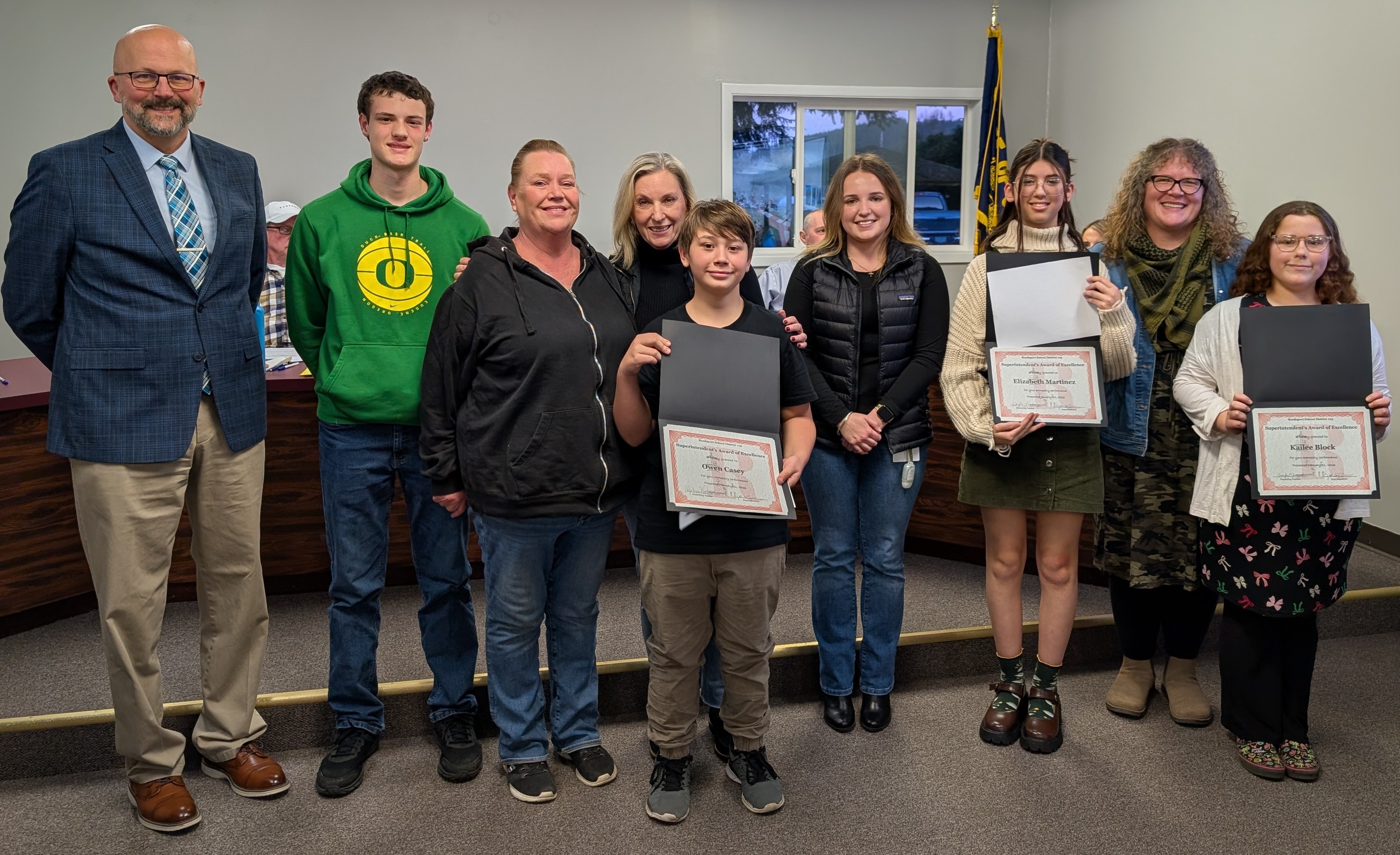 February 2026 superintendent award winners