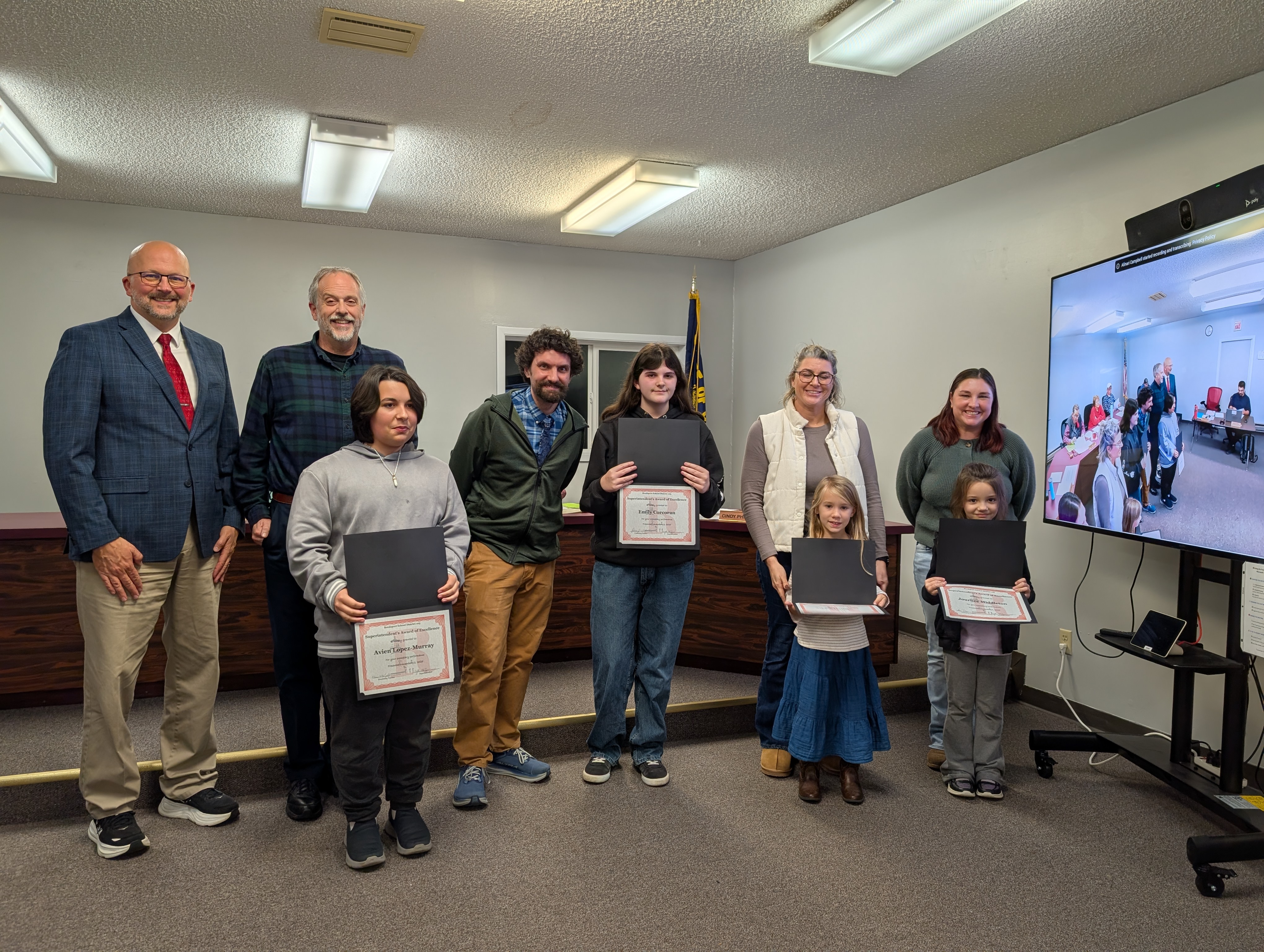 November 2025 superintendent award winners